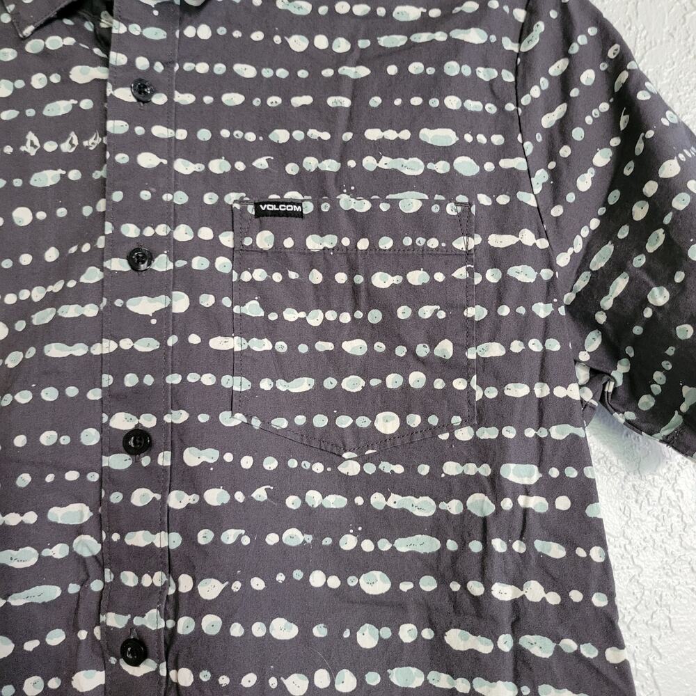 Volcom Modern Fit Men's Small Button Up Short Sle… - image 3